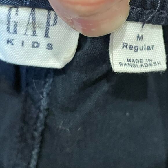 EUC Boys Gap Kids Navy Blue Twill Pull On Joggers Sz. M (8-10) - Picture 3 of 3